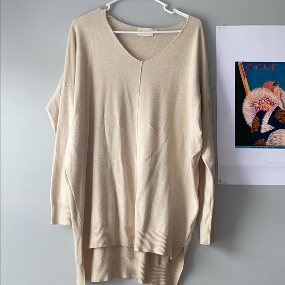 Cream sweater